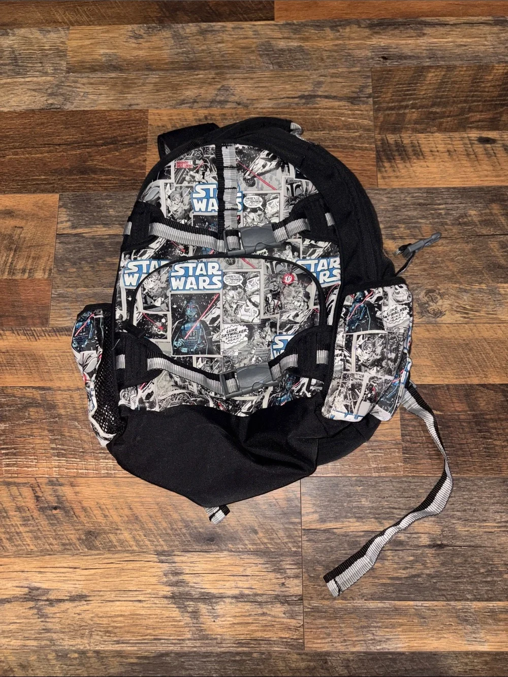 Pottery Barn Kids Star Wars Comics Glow-in-the-Dark Backpack